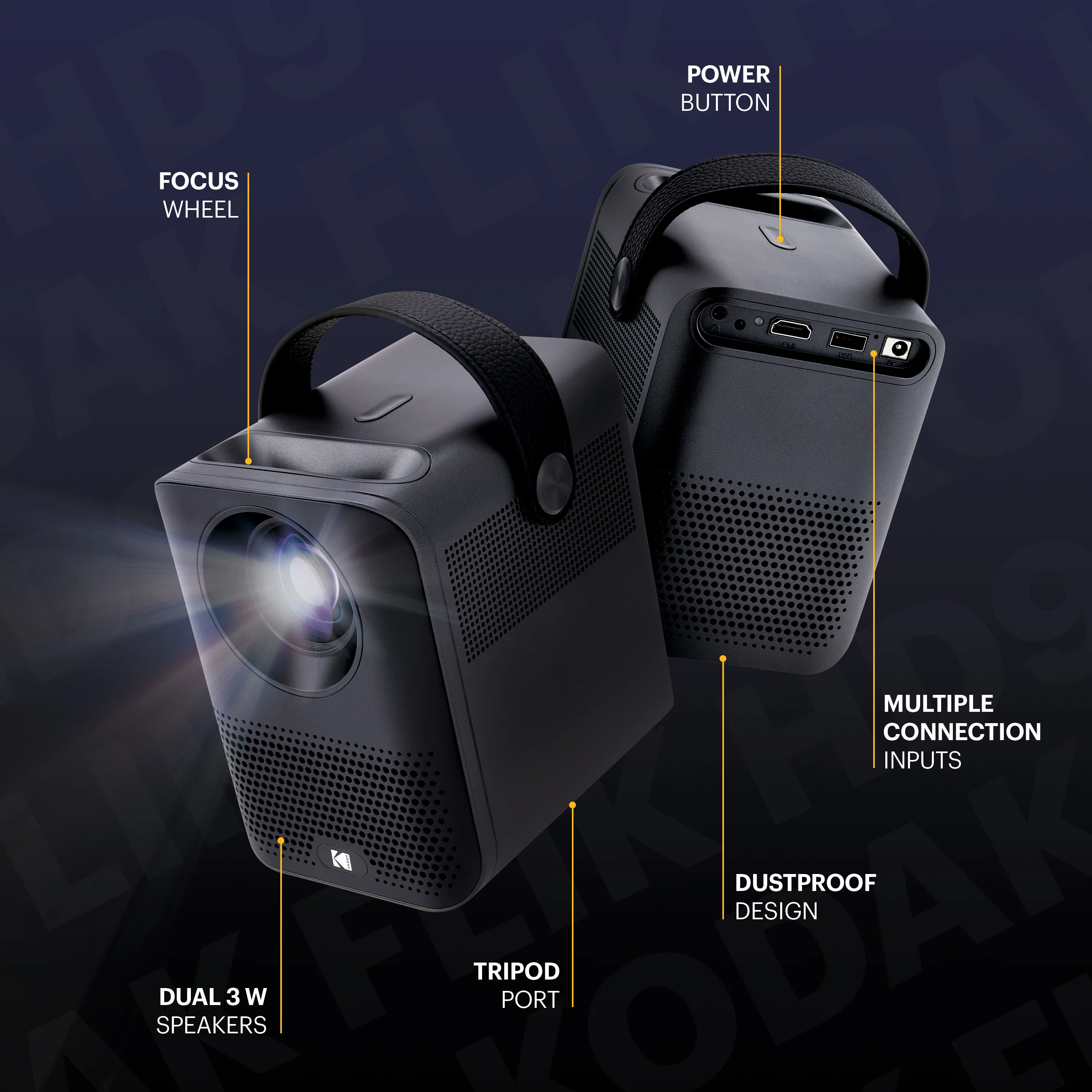 KODAK FLIK HD9 Smart Projector - Image 10