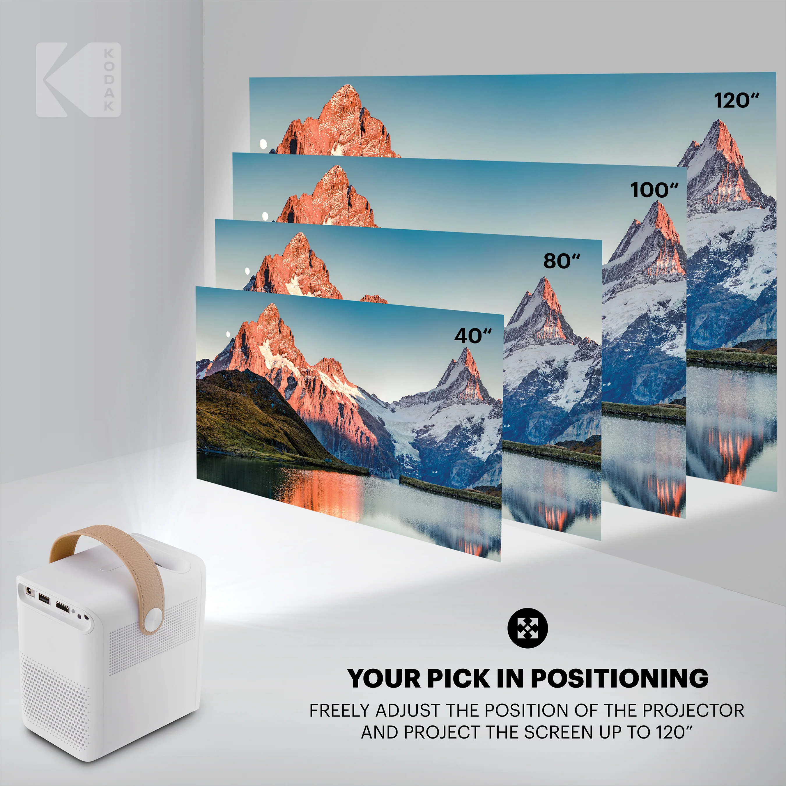 KODAK FLIK HD9 Smart Projector - Image 4