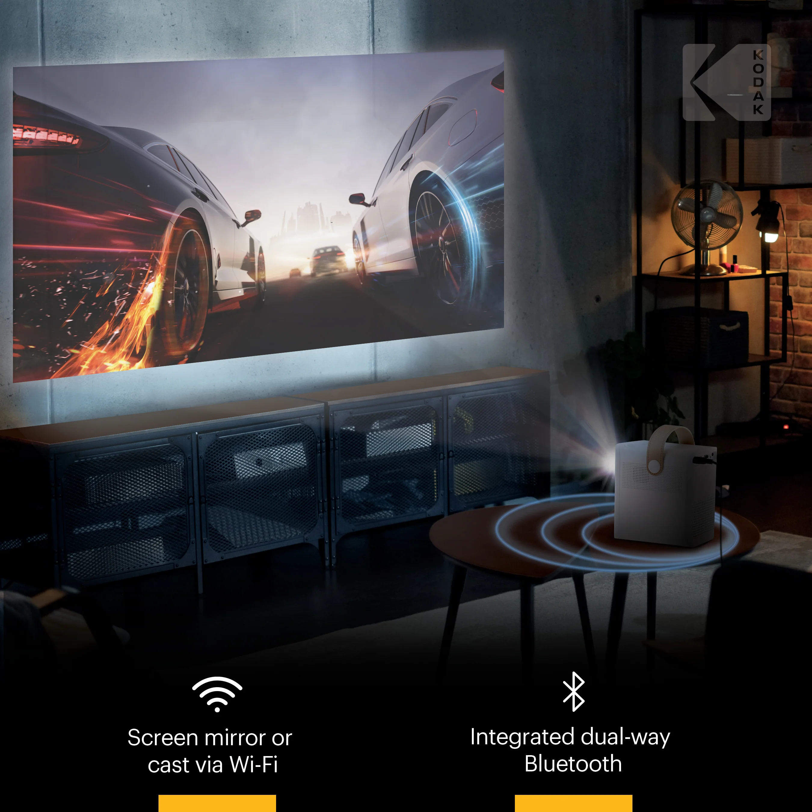 KODAK FLIK HD9 Smart Projector - Image 6