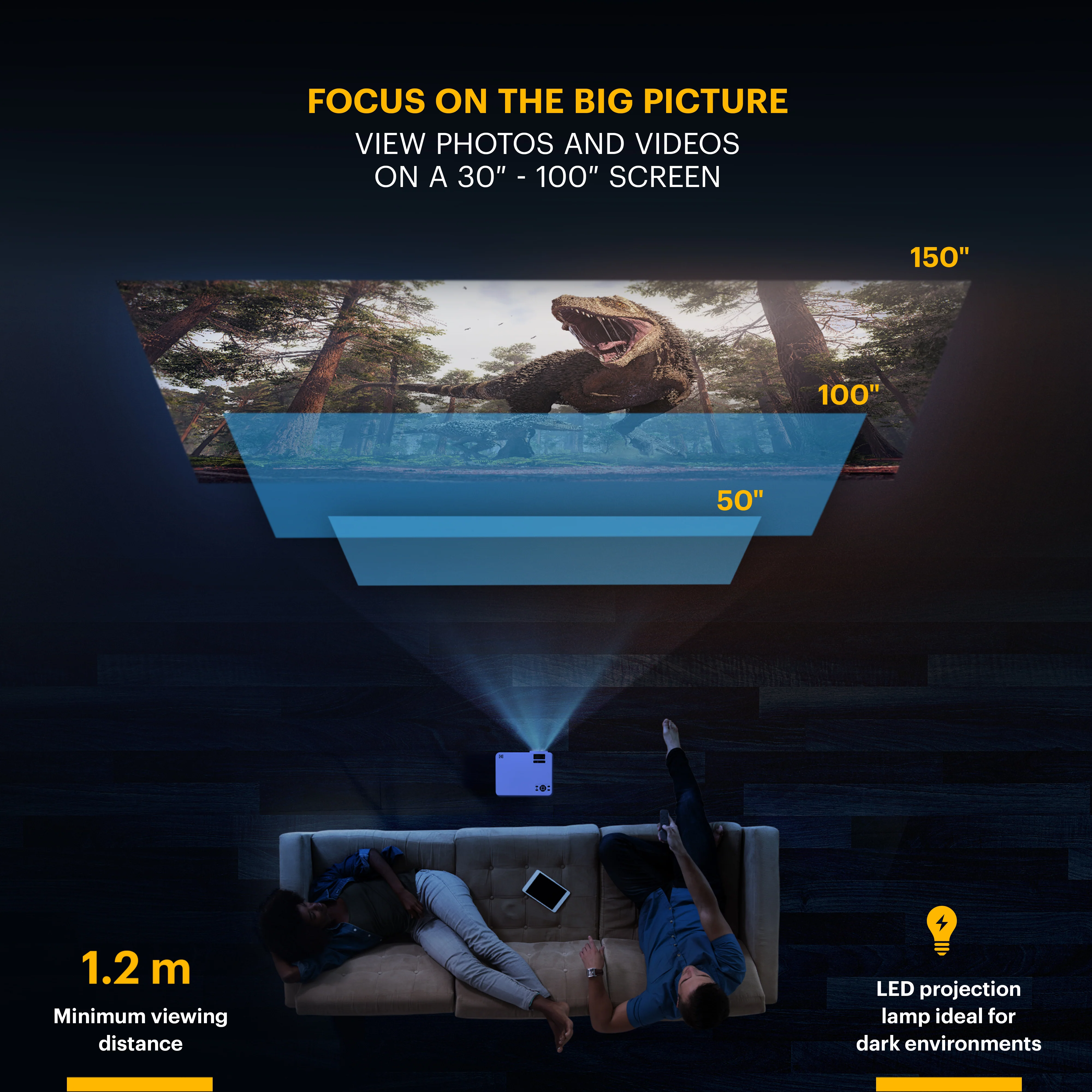 KODAK FLIK X4 Home Projector - Image 7