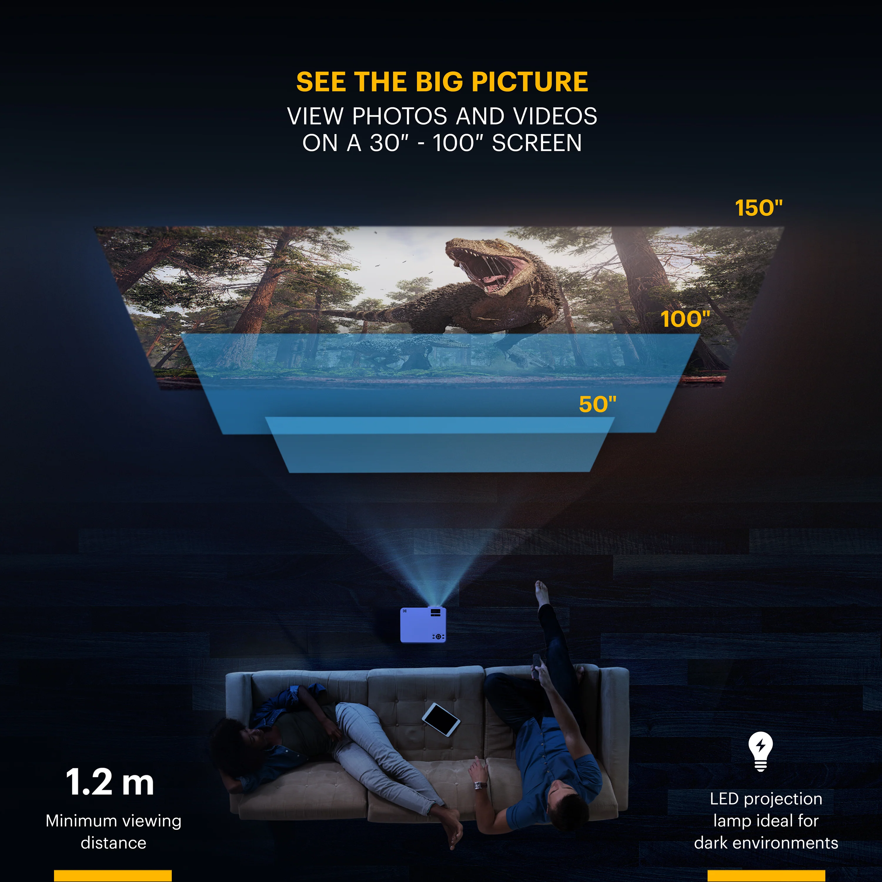 KODAK FLIK X7 Home Projector - Image 7