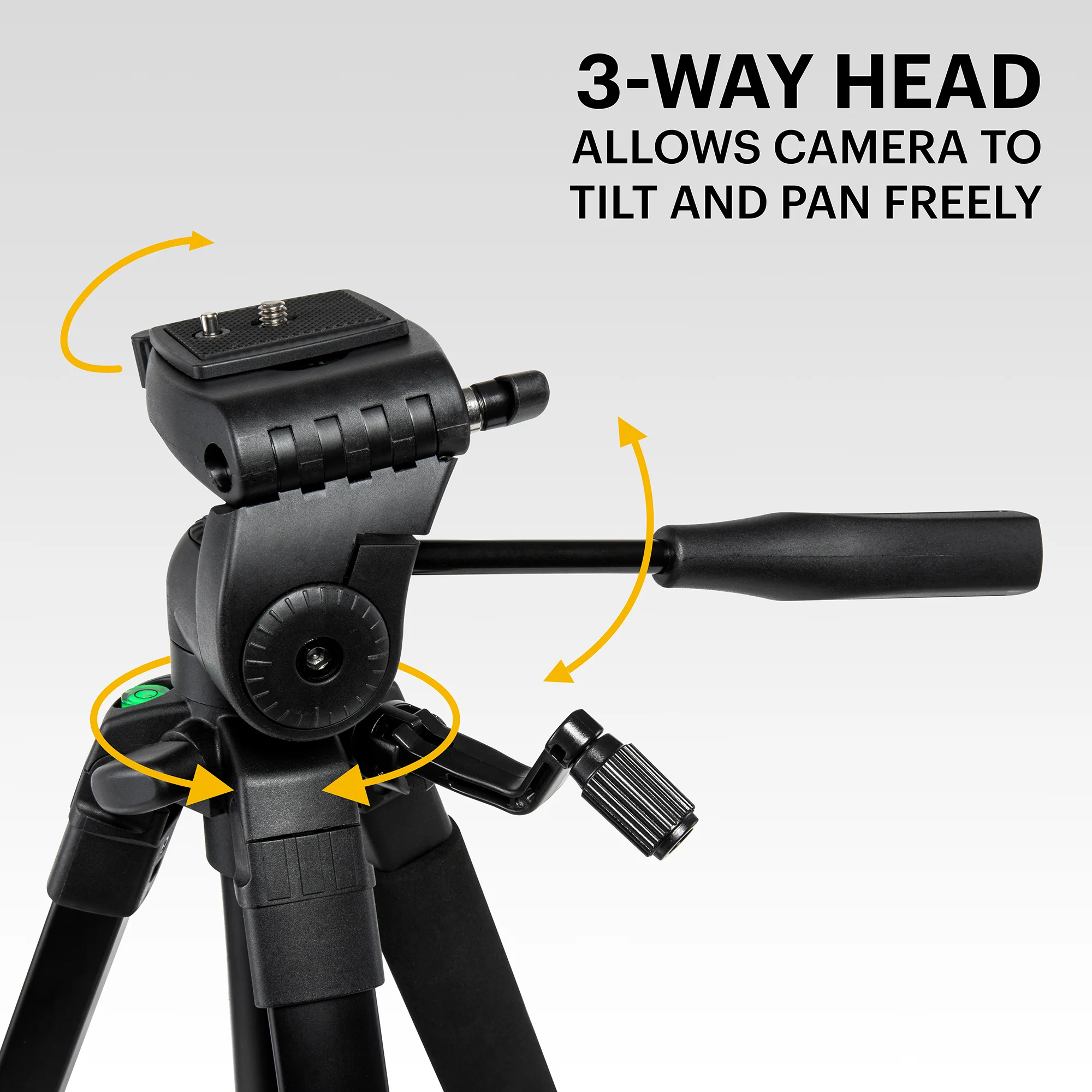 KODAK Photo Gear Lightweight Tripod (62”/157.5 cm) - Image 7