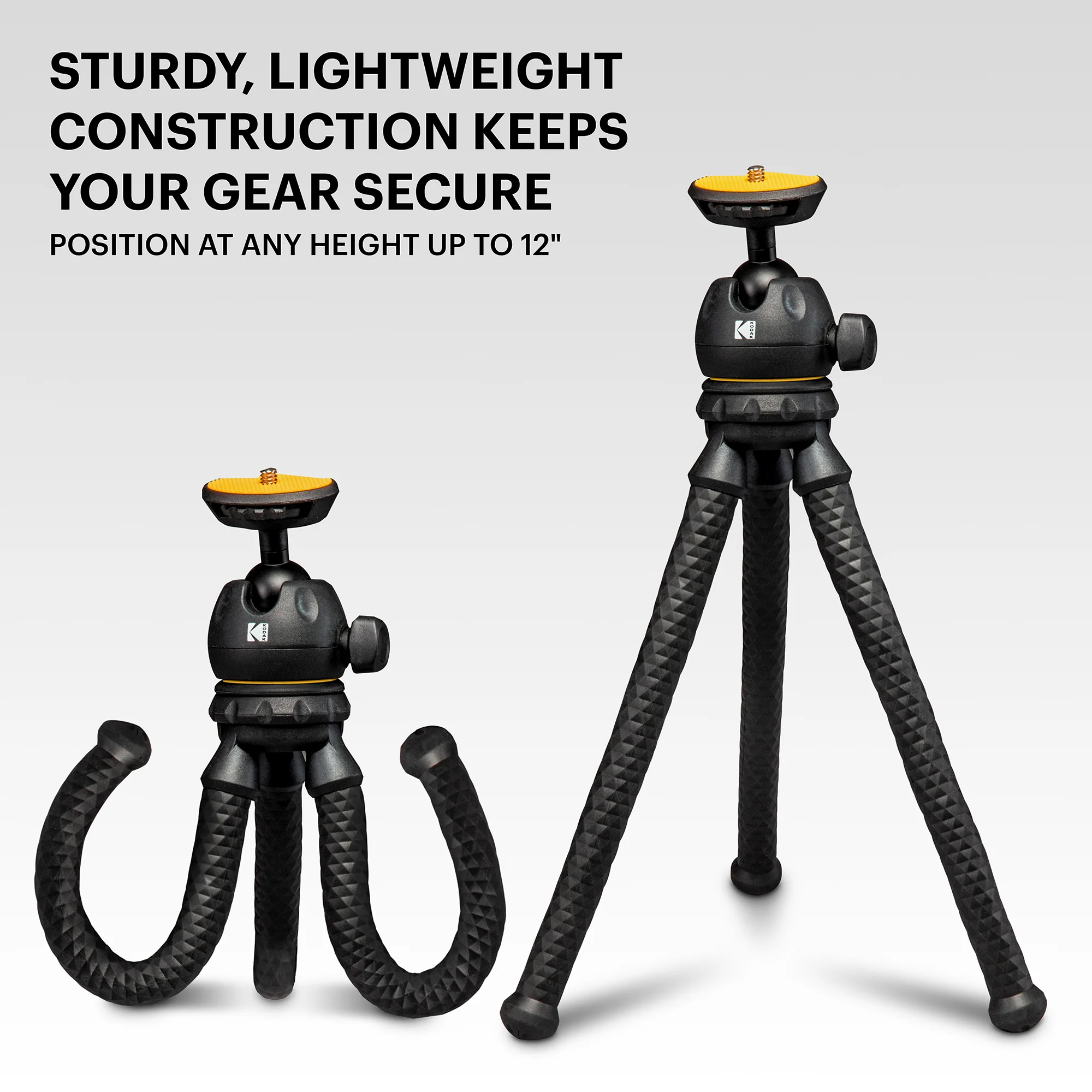 KODAK Photo Gear Flexible Tripod 12”/30.5 cm - Image 3