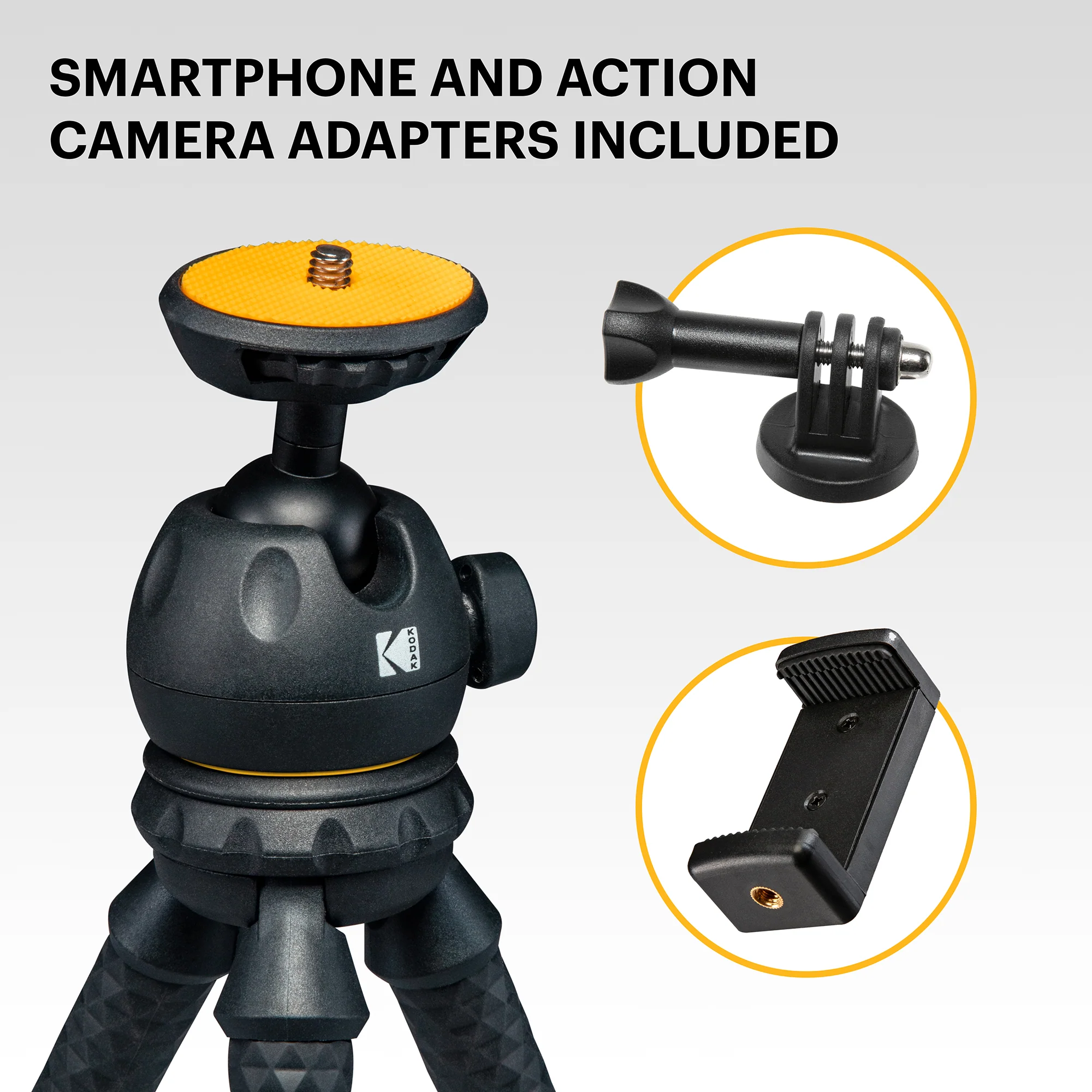 KODAK Photo Gear Flexible Tripod 12”/30.5 cm - Image 4