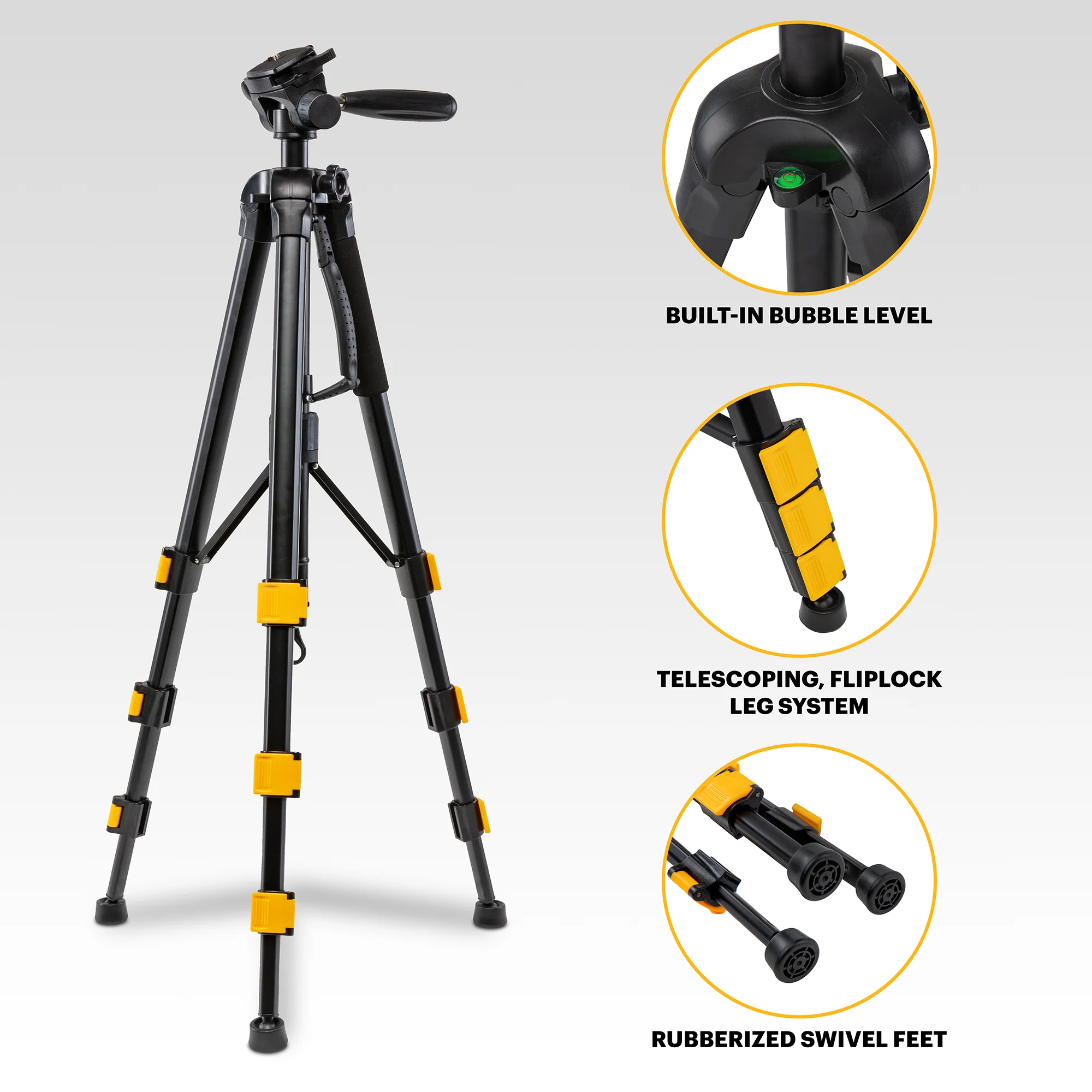 KODAK Photo Gear Tripod + Monopod with Remote 70ʺ/178 cm - Image 5
