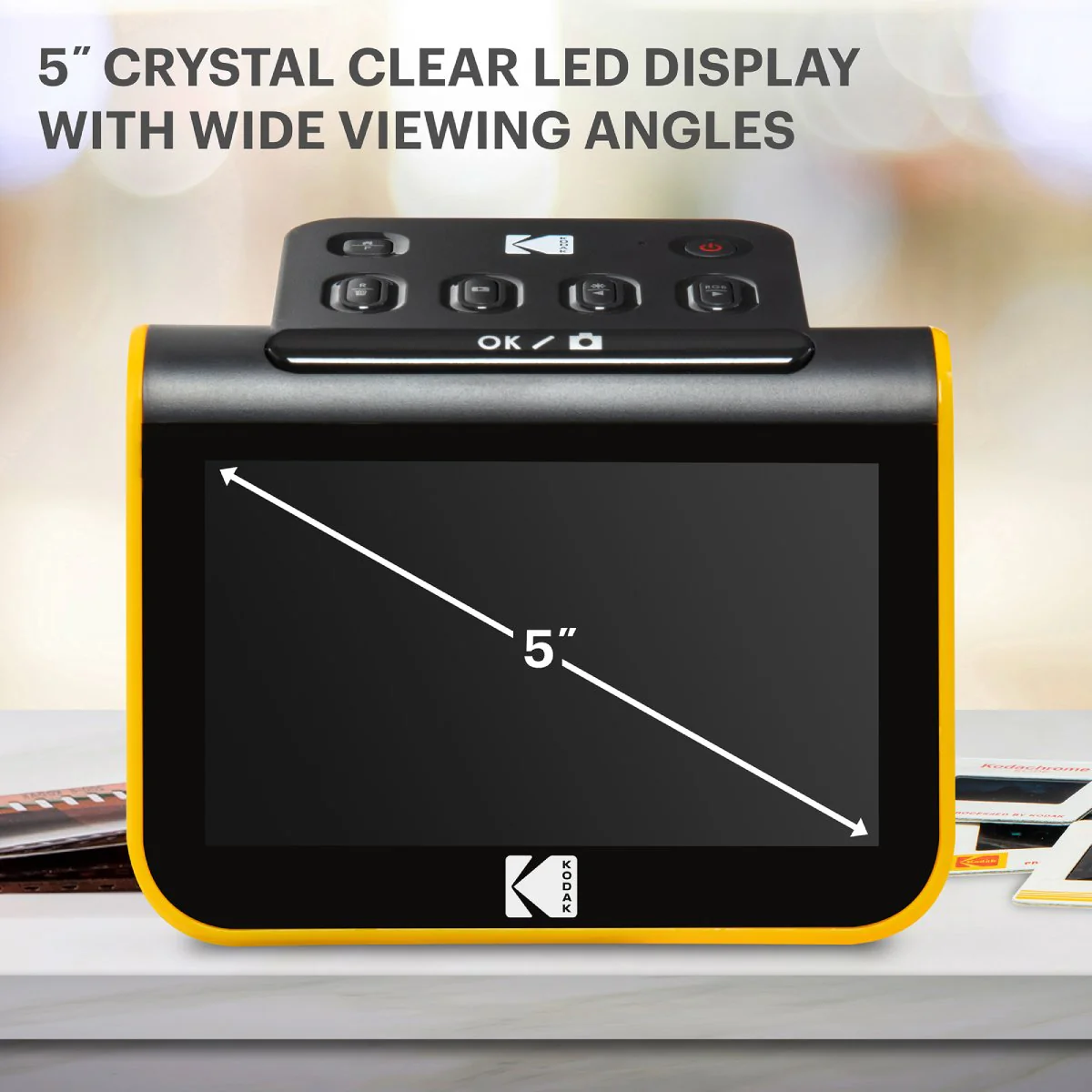 KODAK Slide N Scan Film & Slide Scanner Digitizer with 5" LCD Screen - Image 8